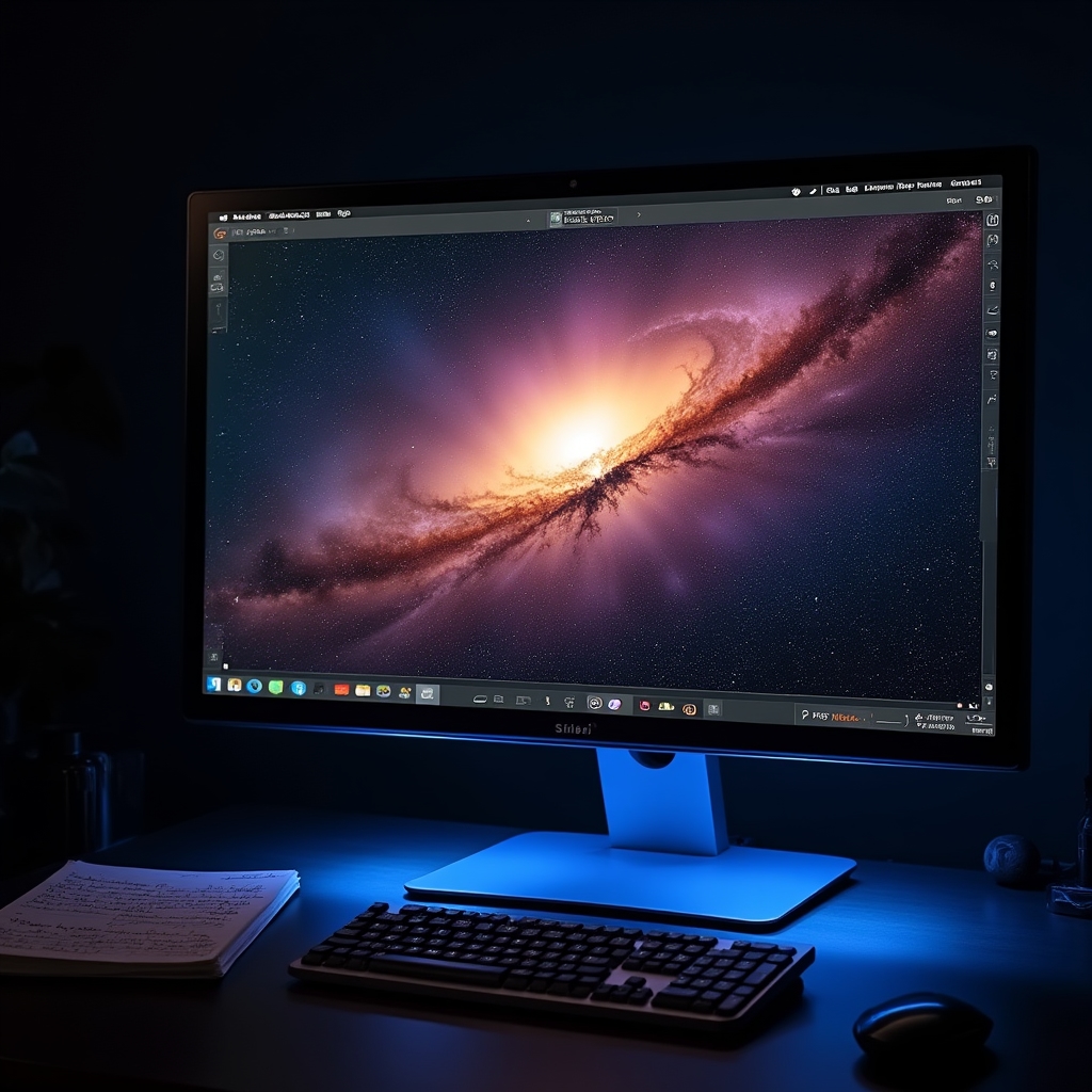 Siril-Software-Oberfläche bei der Bildstapelung von Astrofotos